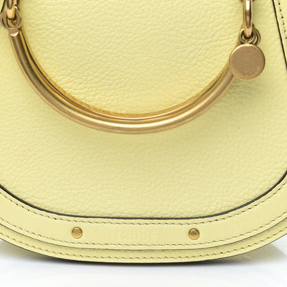 Chloe Calfskin Suede Small Nile Bracelet Bag Lemonade 10 of 13