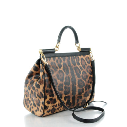 Dolce & Gabbana Leo Crepe Large Miss Sicily Satchel Naturale 3 of 6
