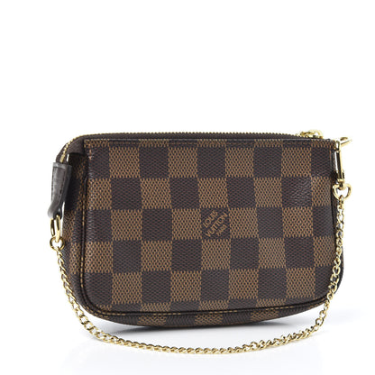 Louis Vuitton Damier Ebene Mini Pochette Accessories 2 of 8