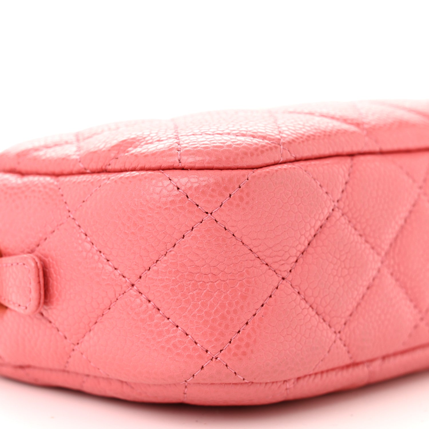 Chanel Iridescent Caviar Small Timeless Camera Case Coral 9 of 10