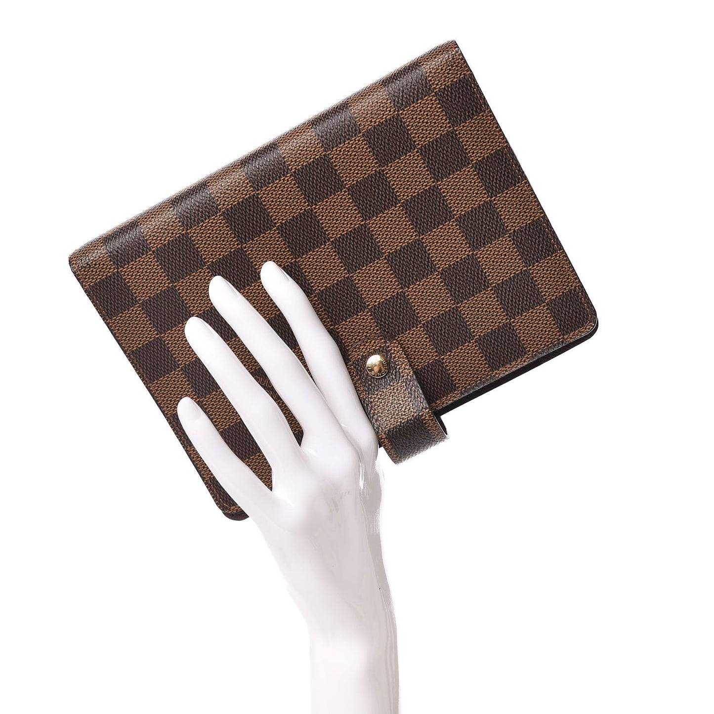 Damier Ebene Medium Ring Agenda Cover