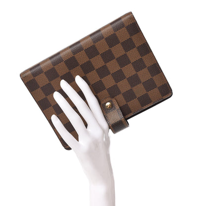 Louis Vuitton Damier Ebene Medium Ring Agenda Cover 2 of 8