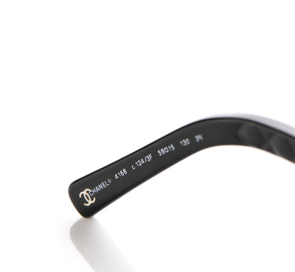 Chanel Quilted CC Sunglasses 4168 Black 6 of 7