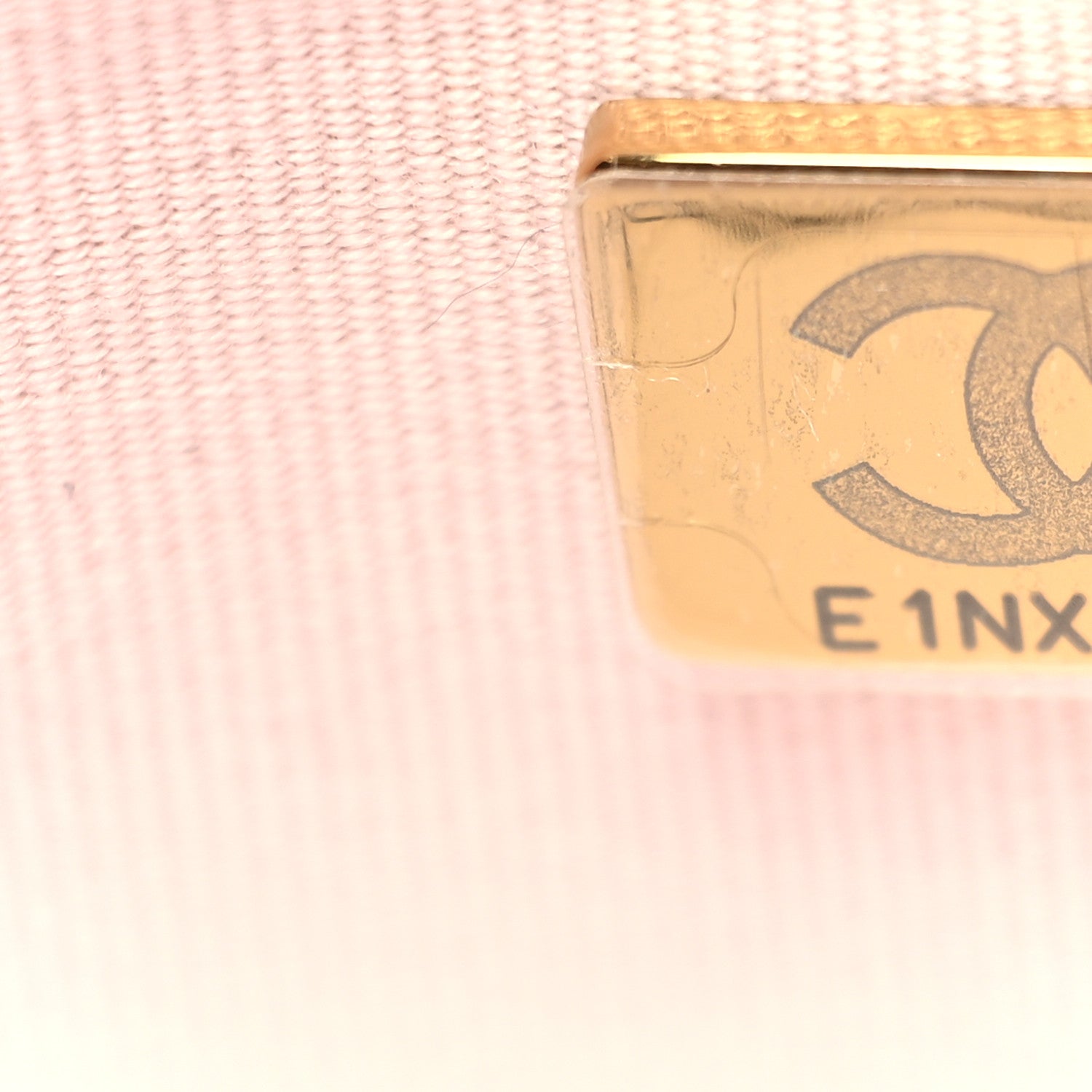 Chanel Caviar Quilted Crystal CC Wallet On Chain WOC Light Pink 8 of 12
