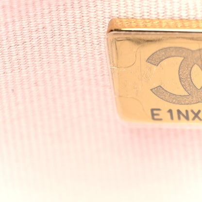 Chanel Caviar Quilted Crystal CC Wallet On Chain WOC Light Pink 8 of 12