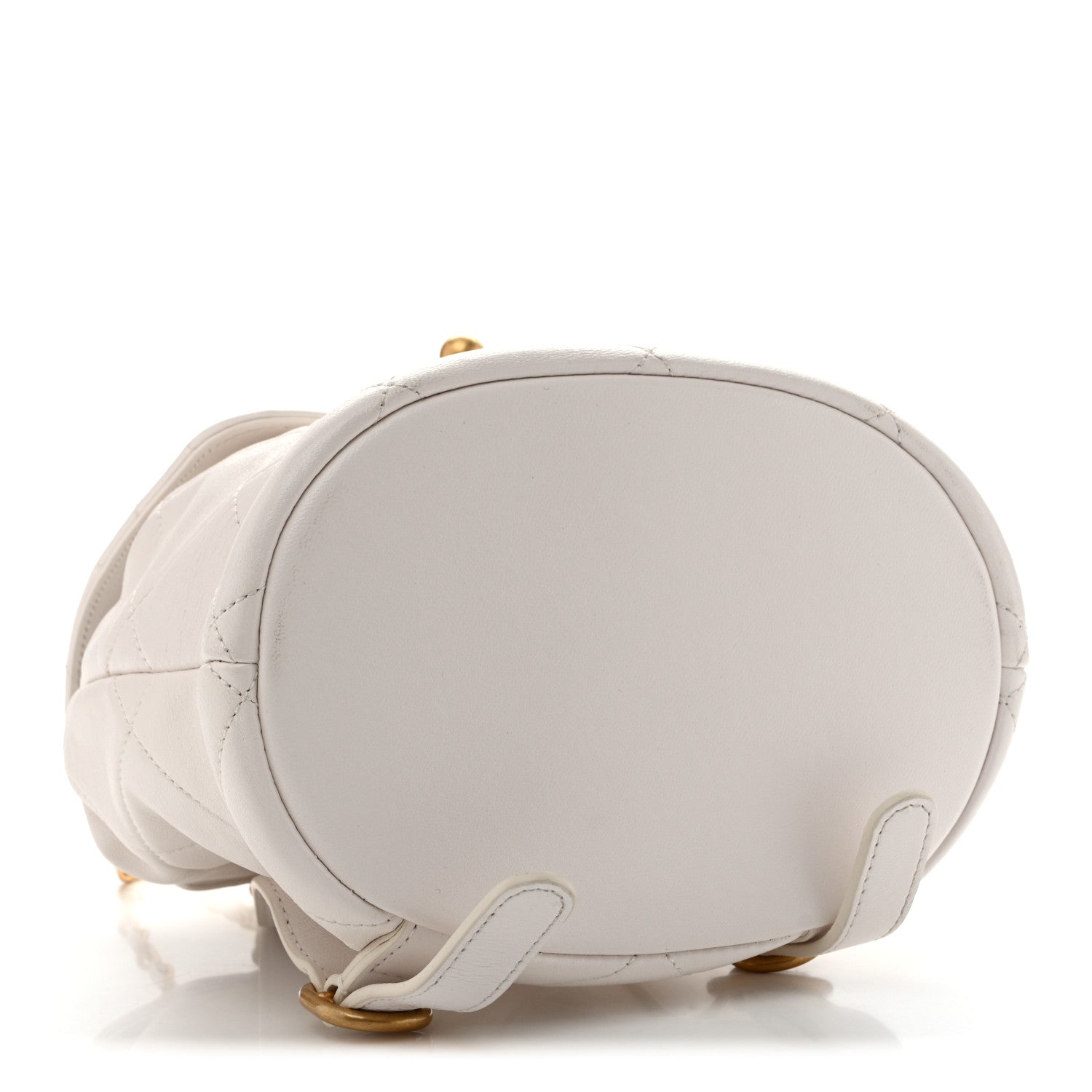 Chanel Lambskin Quilted Backpack White 4 of 14