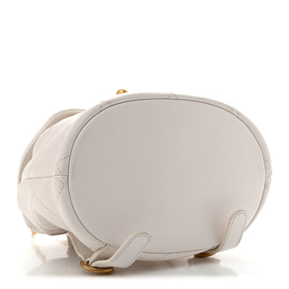 Chanel Lambskin Quilted Backpack White 4 of 14