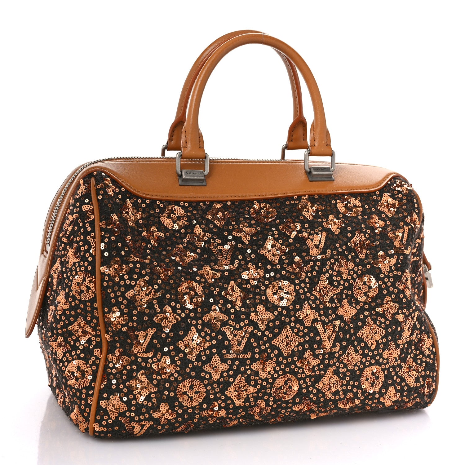 Louis Vuitton Sequin Monogram Sunshine Express Speedy Gold 3 of 10