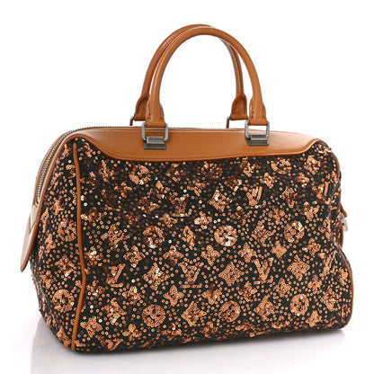 Louis Vuitton Sequin Monogram Sunshine Express Speedy Gold 3 of 10