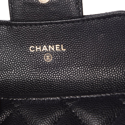 Chanel Caviar Quilted Reissue Card Holder Black 5 of 9