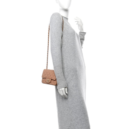 Chanel Lambskin Quilted Mini Square Flap Brown 2 of 10