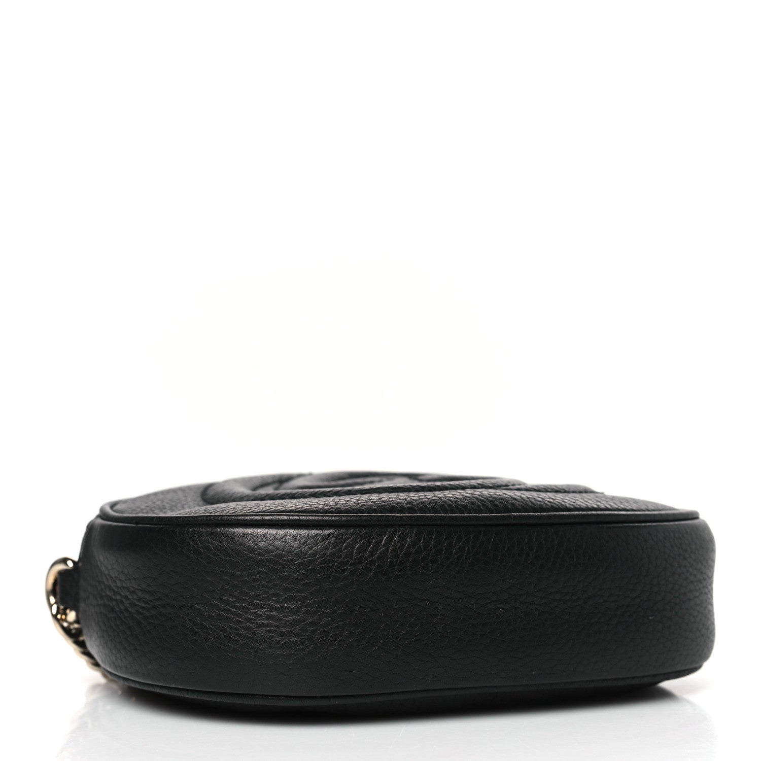 Gucci Pebbled Calfskin Mini Soho Chain Bag Black 4 of 9