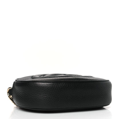 Gucci Pebbled Calfskin Mini Soho Chain Bag Black 4 of 9