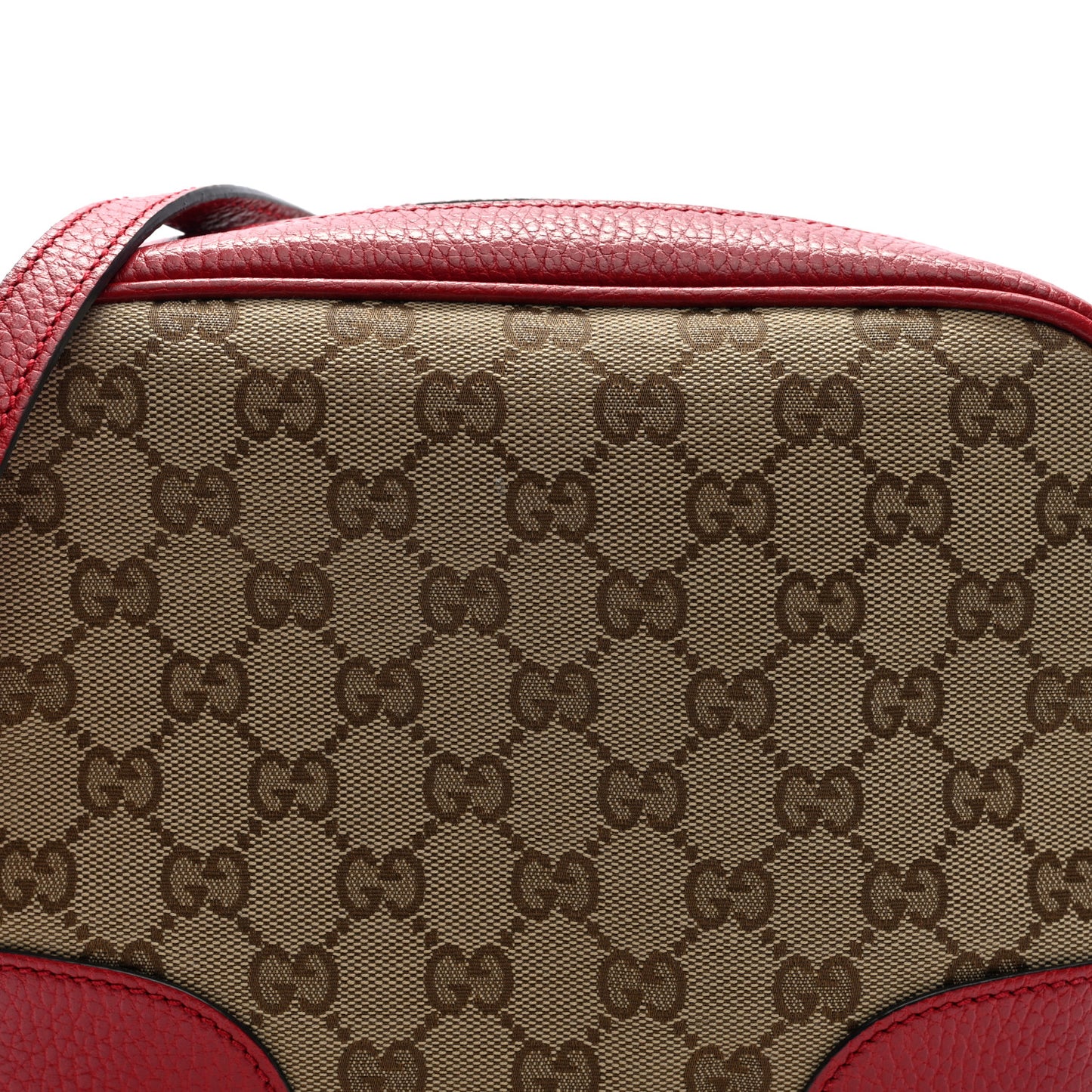 Monogram Mini Bree Messenger Bag Red
