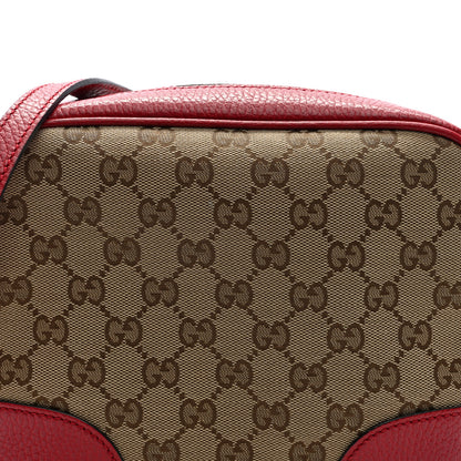 Gucci Monogram Mini Bree Messenger Bag Red 8 of 10