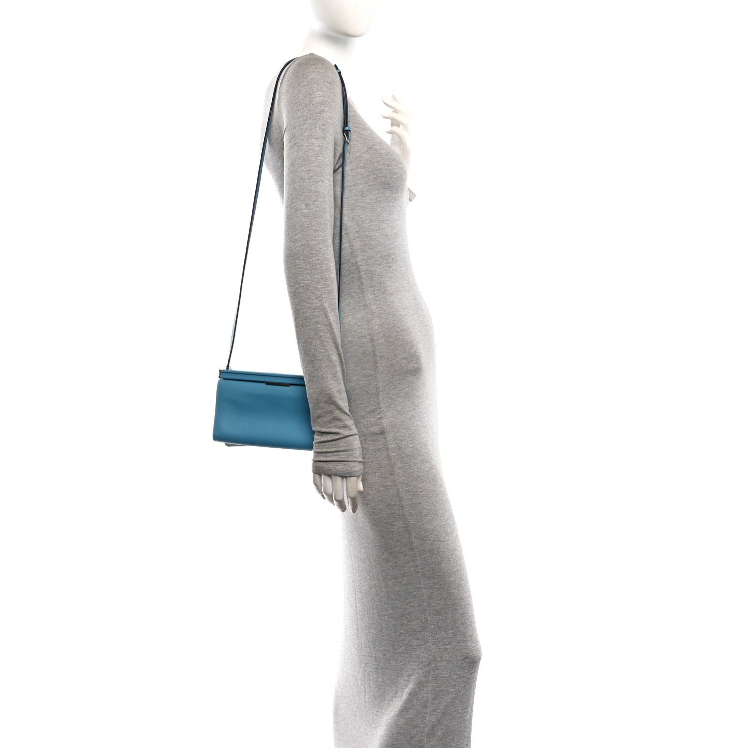 Hermes Evercolor Clic-H 21 Bleu Du Nord 2 of 10