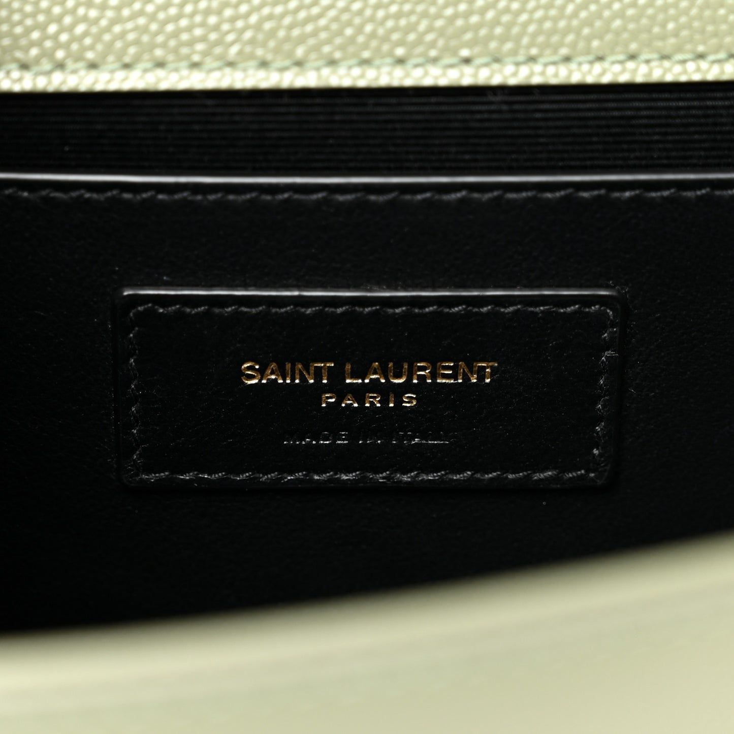 Grain De Poudre Medium Classic Monogram Kate Satchel Light Sage