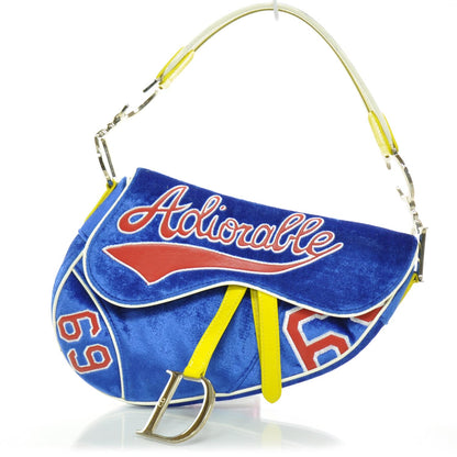 Christian Dior Velour Adiorable 69 Saddle Bag 1 of 9