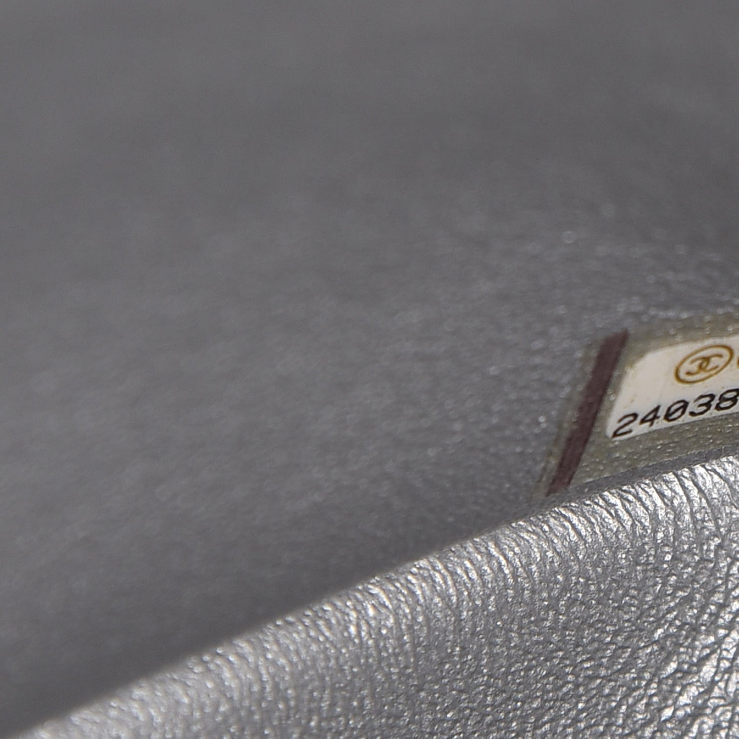 Metallic Caviar Quilted Jumbo Double Flap Silver