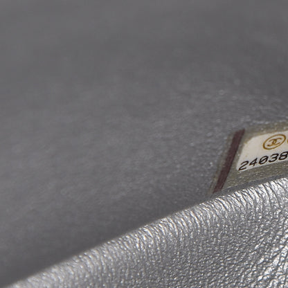 Chanel Metallic Caviar Quilted Jumbo Double Flap Silver 8 of 11