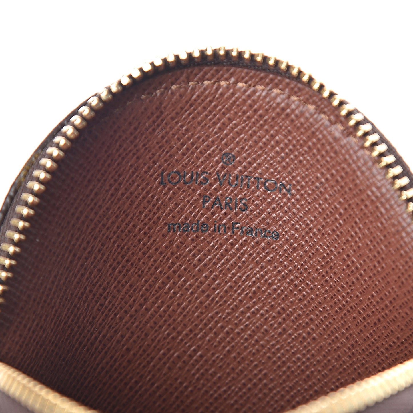 Monogram Round Coin Purse
