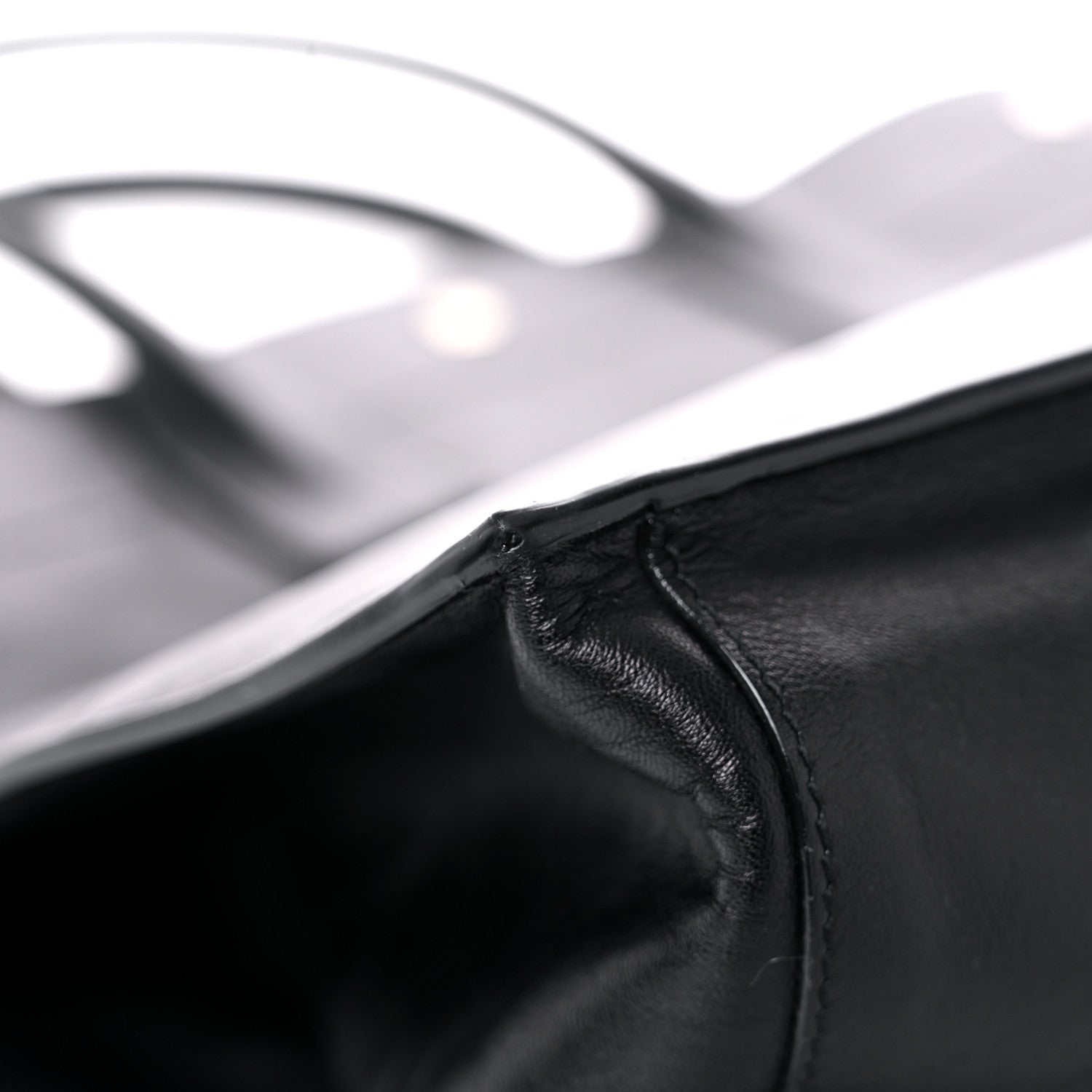 Saint Laurent Vitello Rive Gauche Large Tote Black 7 of 12
