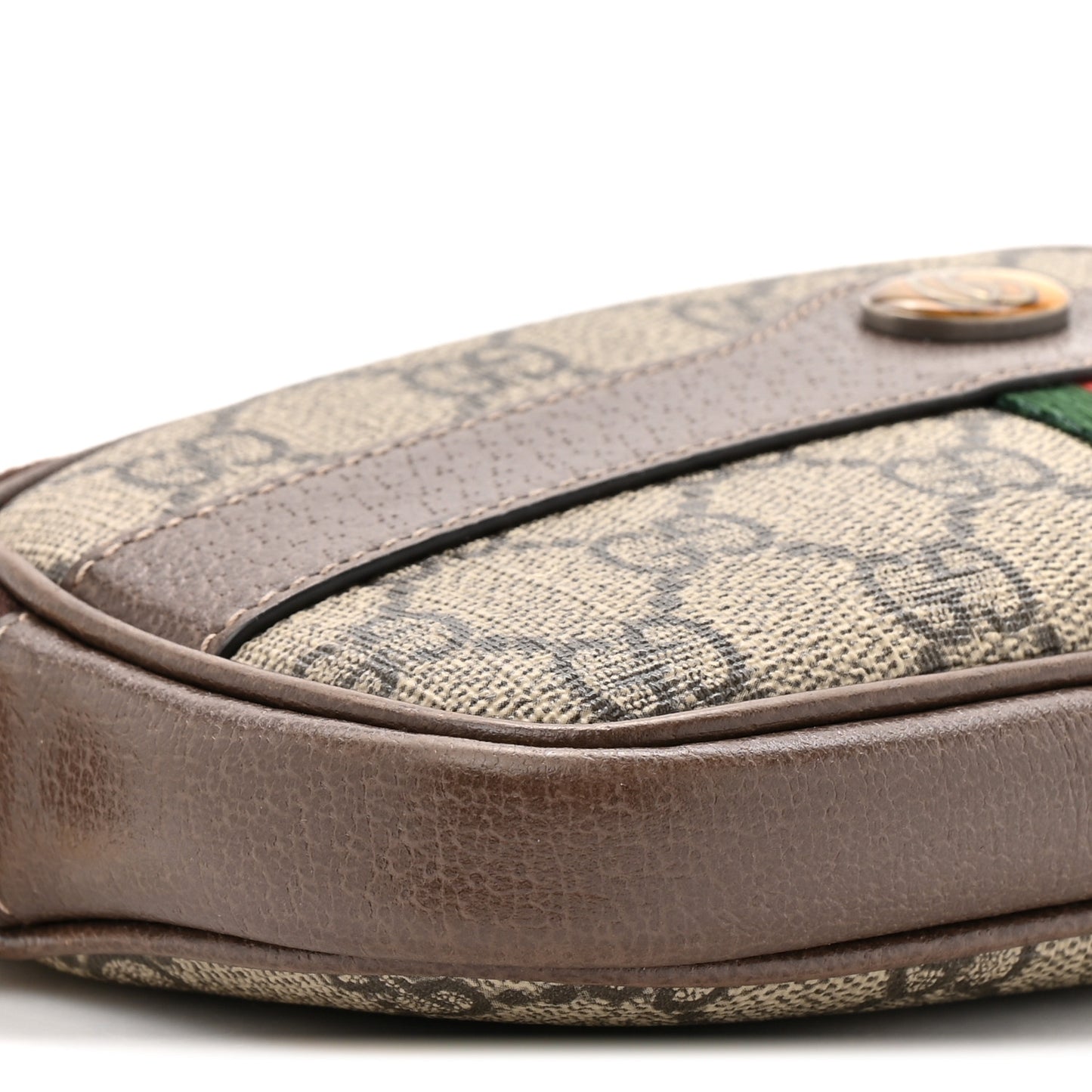 GG Supreme Monogram Web Mini Ophidia GG Bag Brown