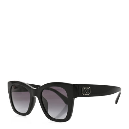 Chanel Acetate Square CC Sunglasses 5478-A Black 1 of 7