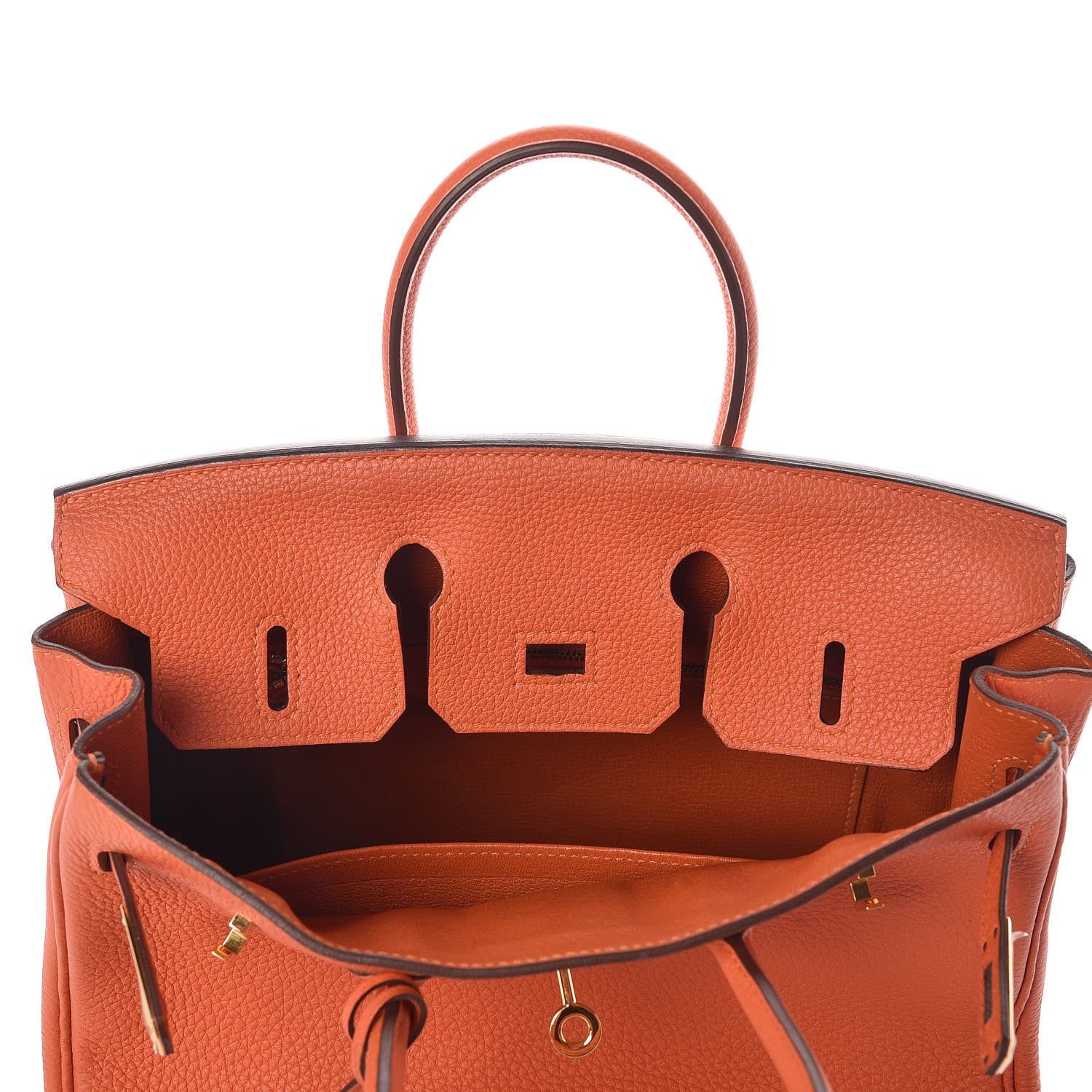 Hermes Togo Birkin 25 Feu 17 of 36