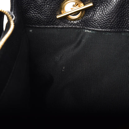 Chanel Caviar Quilted Flap Shoulder Bag Black 8 of 9