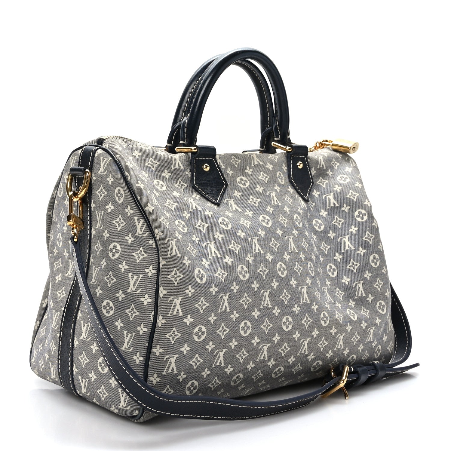 Louis Vuitton Monogram Idylle Speedy Bandouliere 30 Encre 3 of 10
