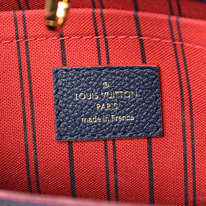 Louis Vuitton Empreinte Montaigne MM Marine Rouge 6 of 13