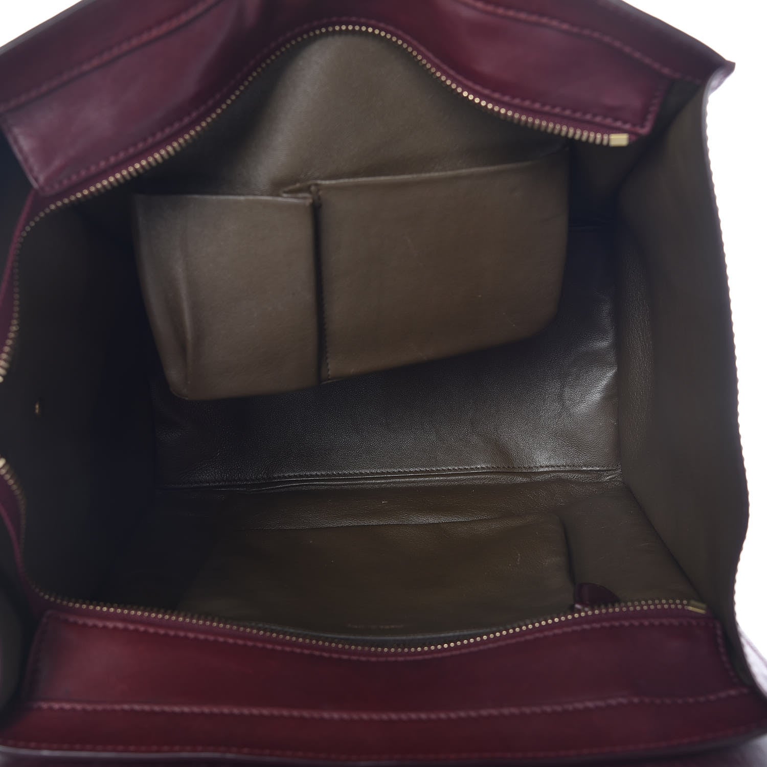 Celine Smooth Calfskin Mini Luggage Burgundy 5 of 17