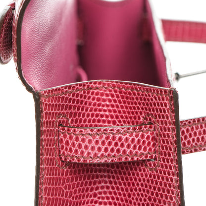 Hermes Lizard Kelly Pochette Clutch 18 of 20