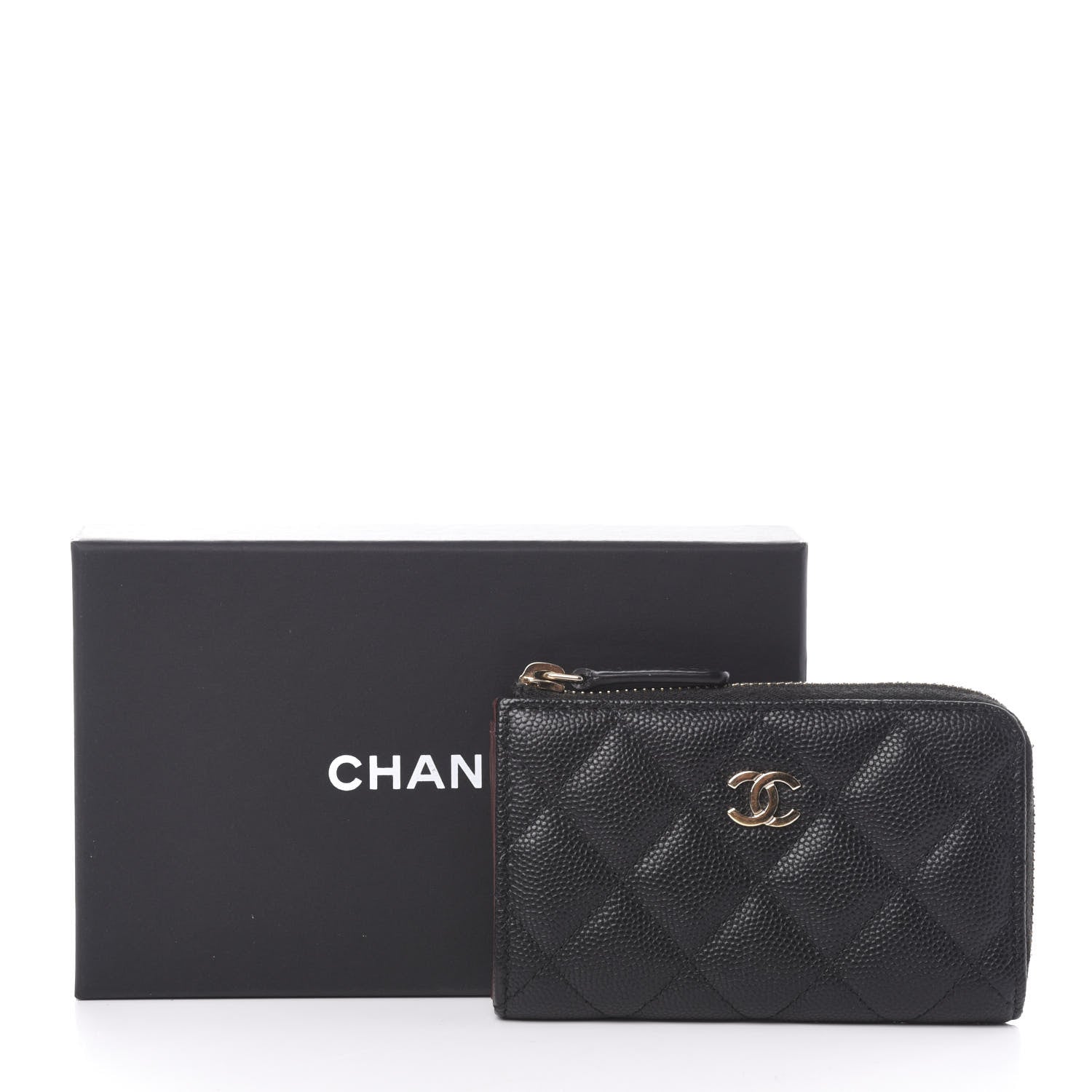Chanel Caviar Quilted Key Holder Case Black 8 of 8