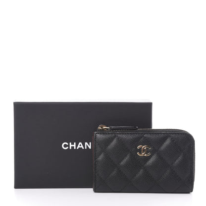 Chanel Caviar Quilted Key Holder Case Black 8 of 8