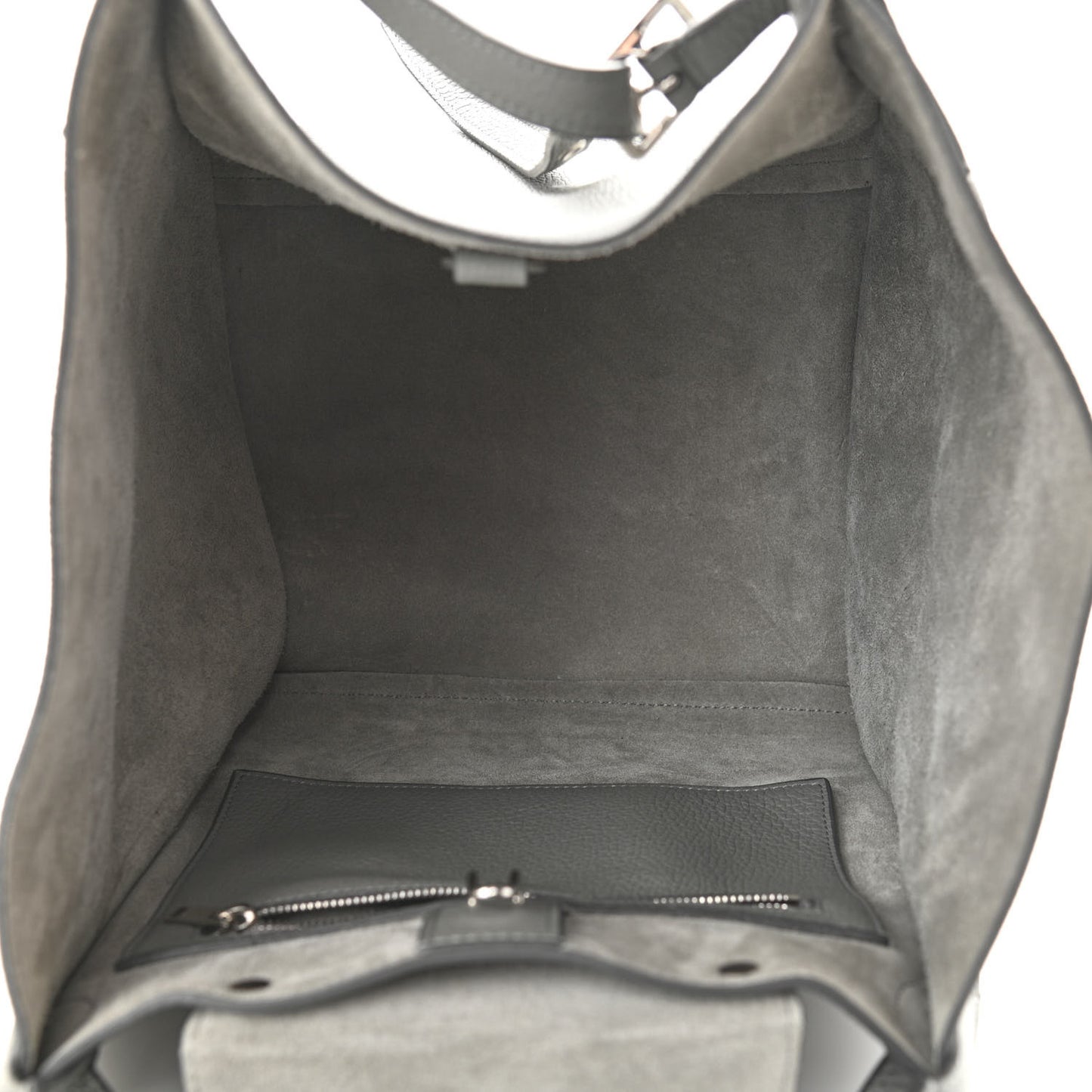 Smooth Calfskin Small Big Bag Grey