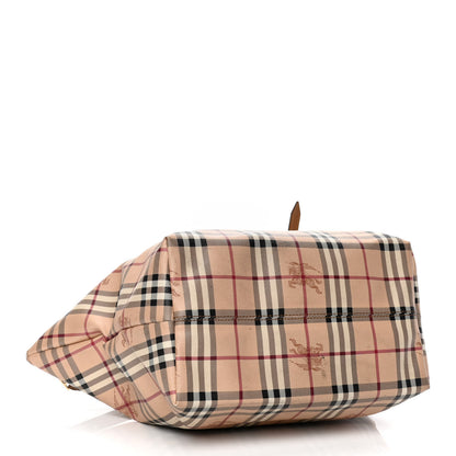 Burberry Haymarket Check Medium Salisbury Tote Camel 3 of 5