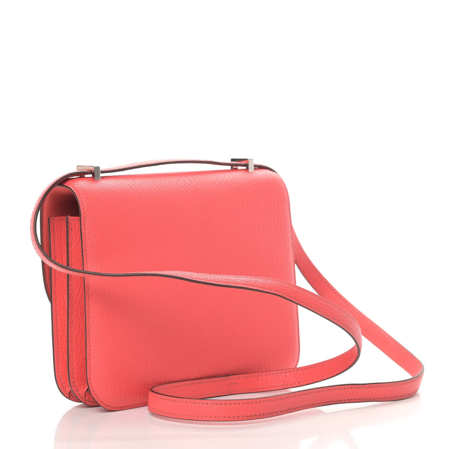 Hermes Chevre Mysore Constance 18 Rose Texas 3 of 9