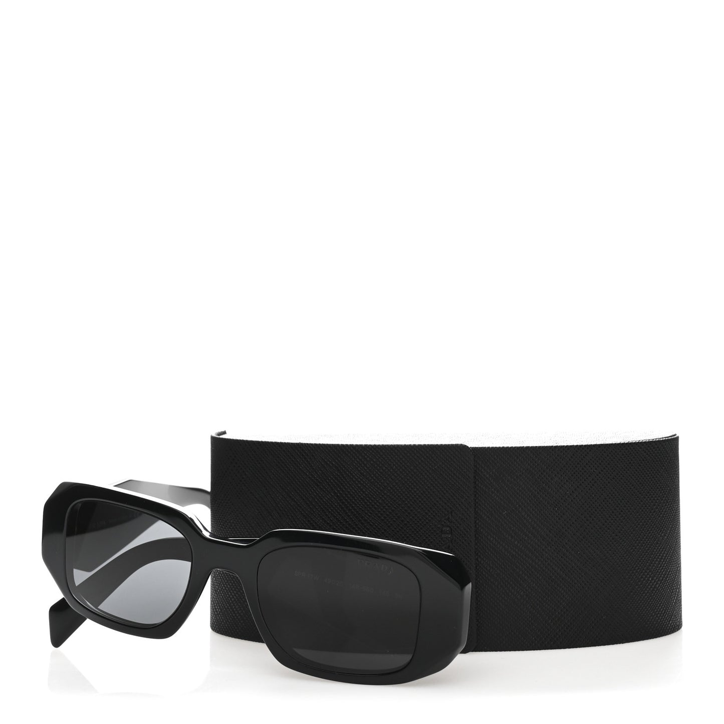 Acetate Symbole Sunglasses SPR 17W Black