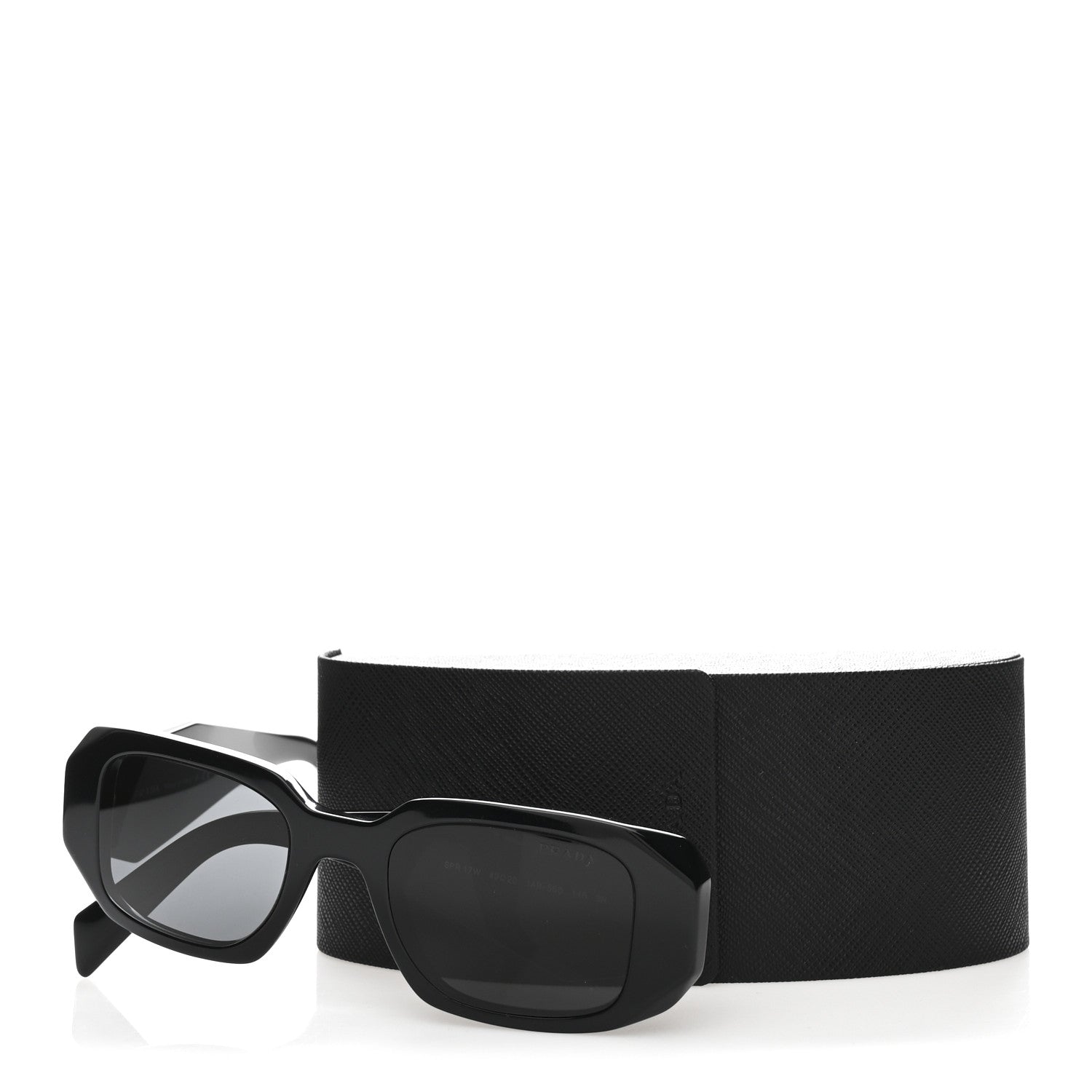 Prada Acetate Symbole Sunglasses SPR 17W Black 8 of 8