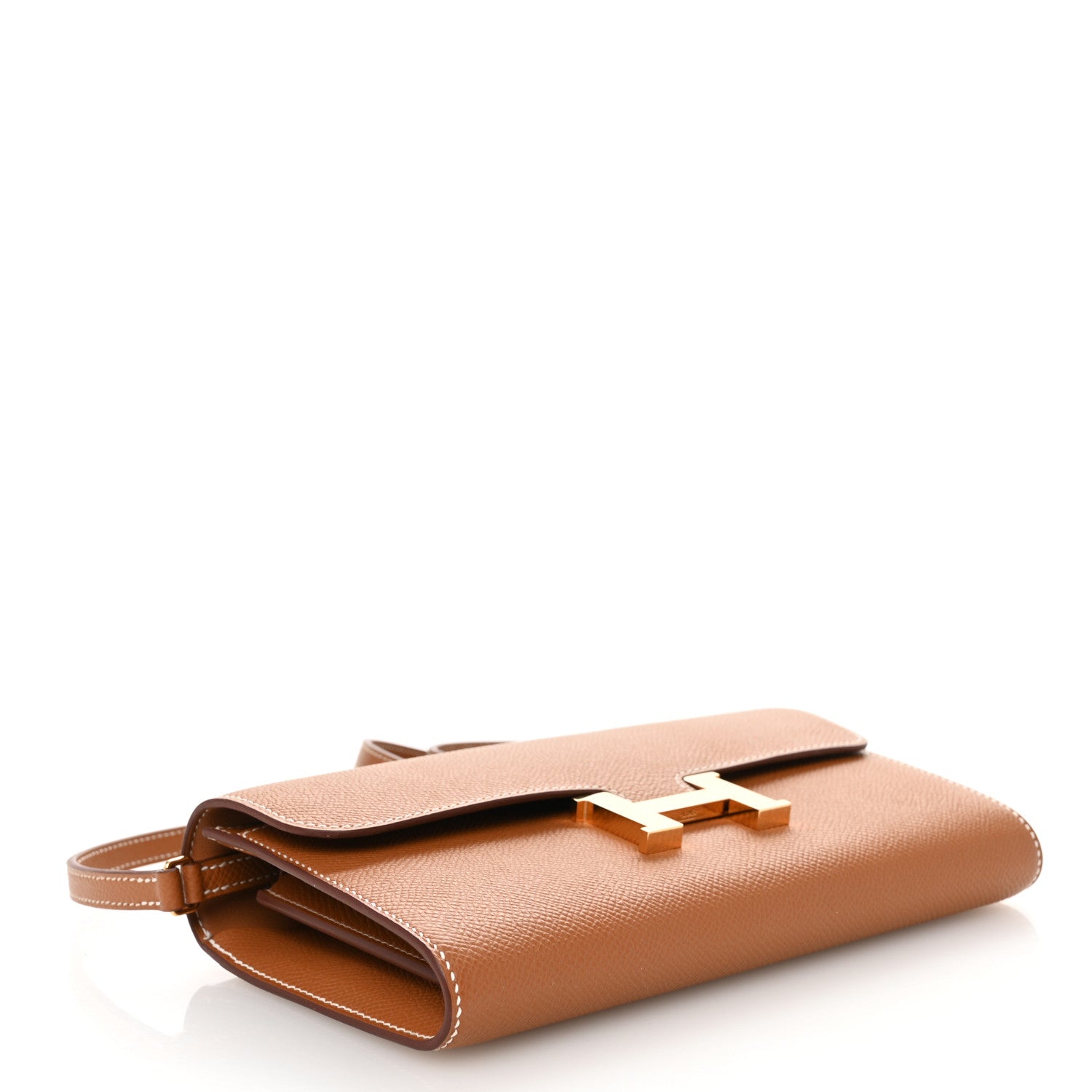 Hermes Epsom Constance Long Wallet To Go Gold 4 of 11
