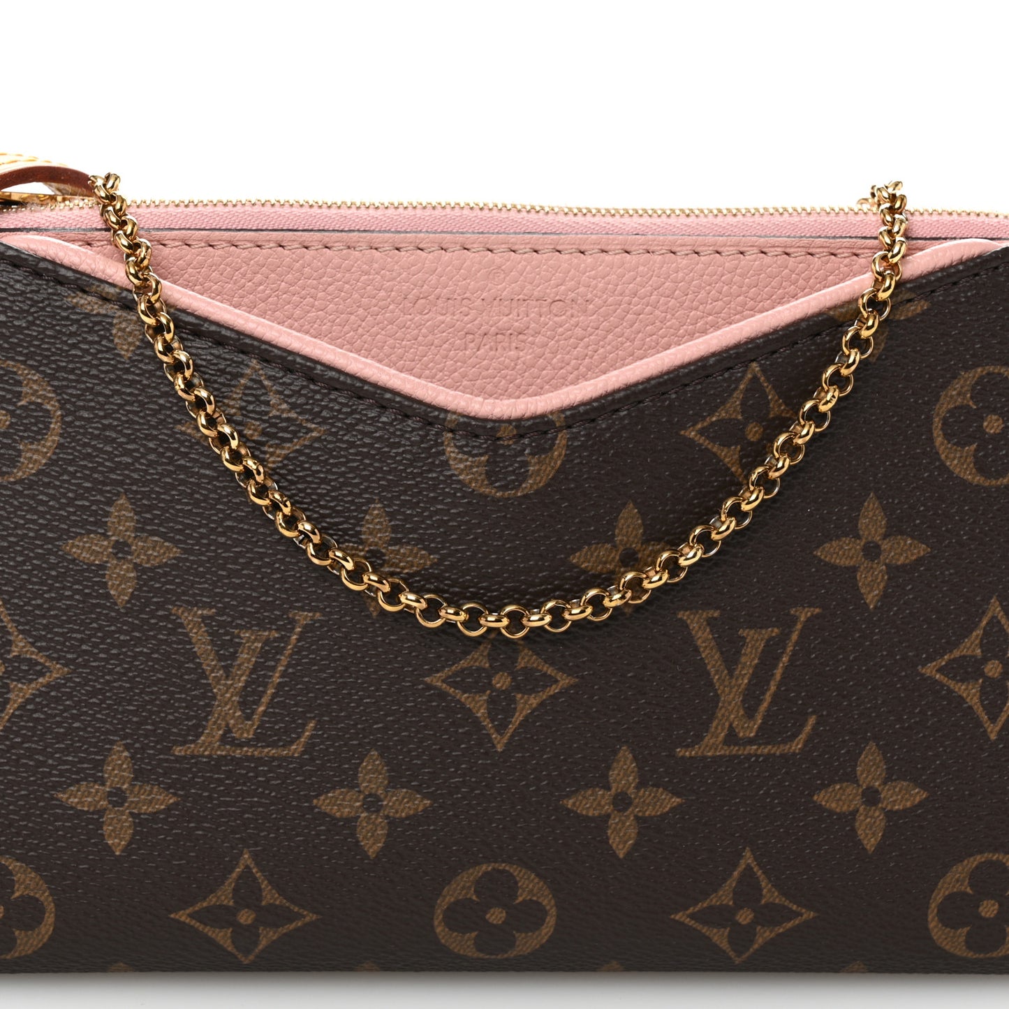 Monogram Pallas Clutch Rose Poudre