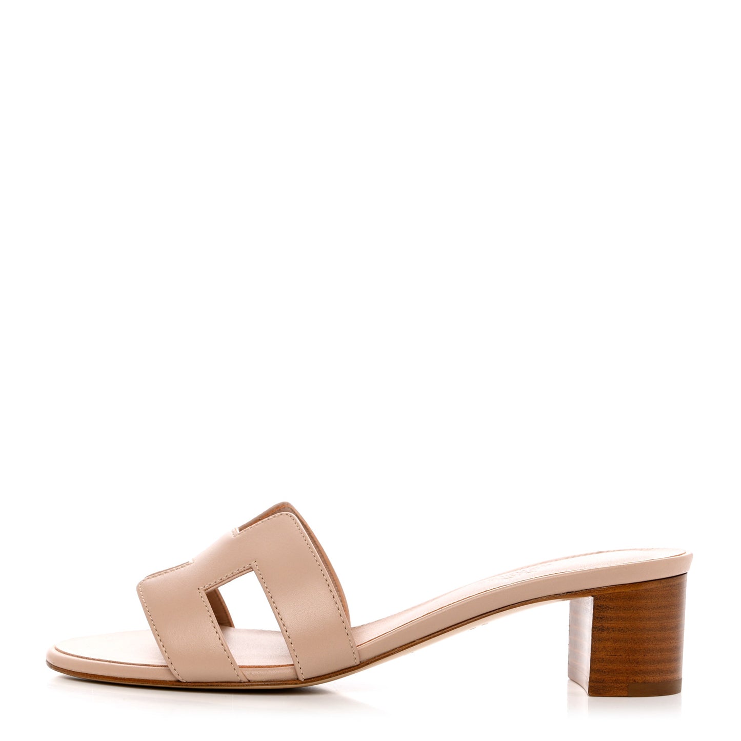 Calfskin Oasis Sandals 38 Beige Nude