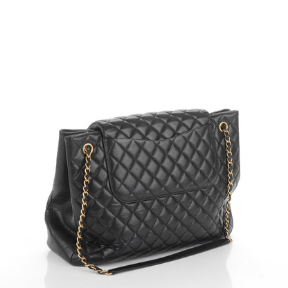 Chanel Caviar Quilted Flap Tote Black 3 of 7