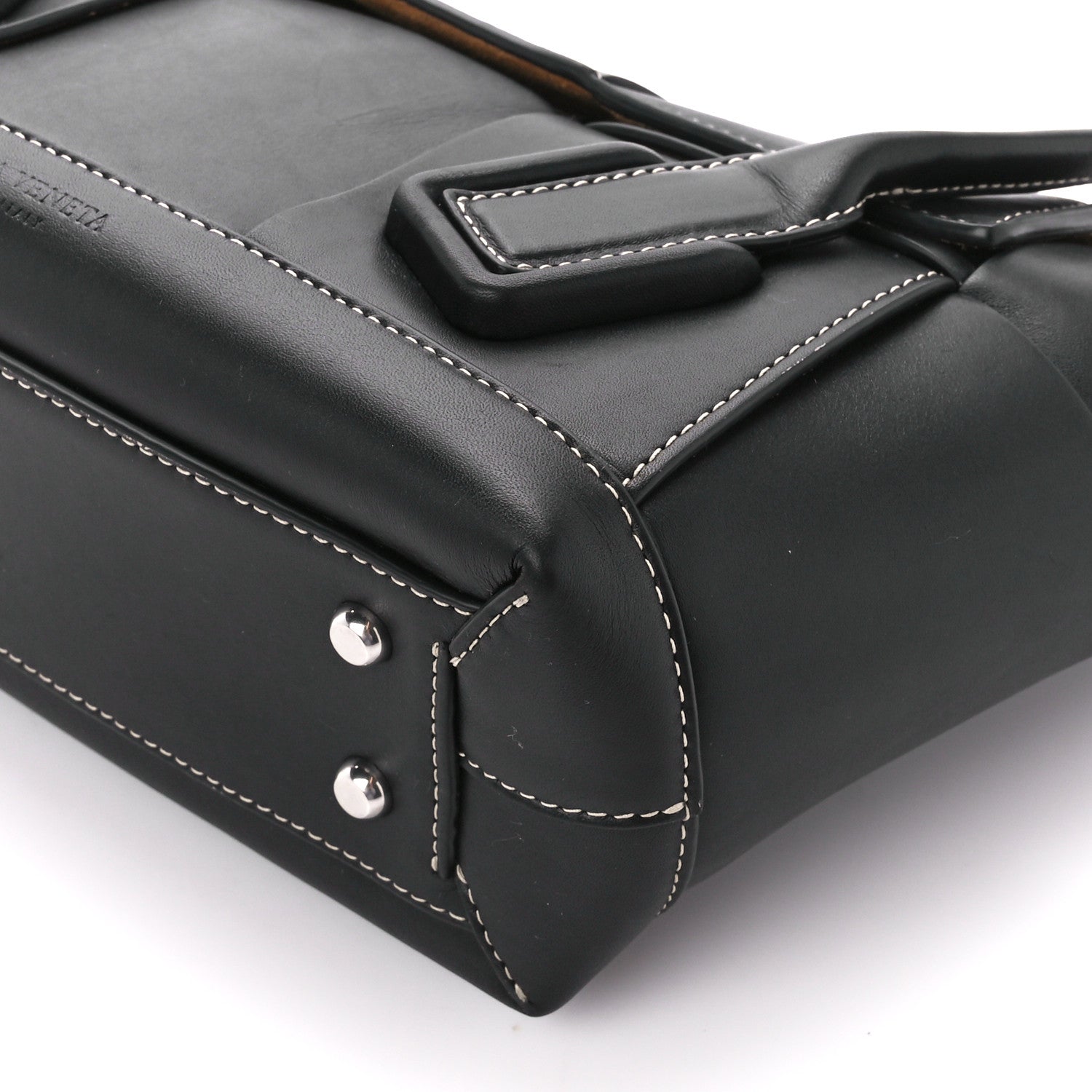 Bottega Veneta French Calfskin Maxi Intrecciato Arco 33 Black 11 of 12