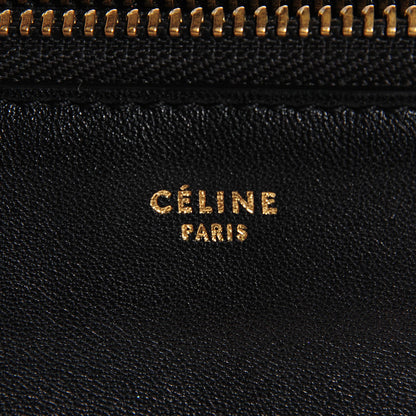 Celine Lambskin Large Trio Crossbody Bag Black 8 of 8