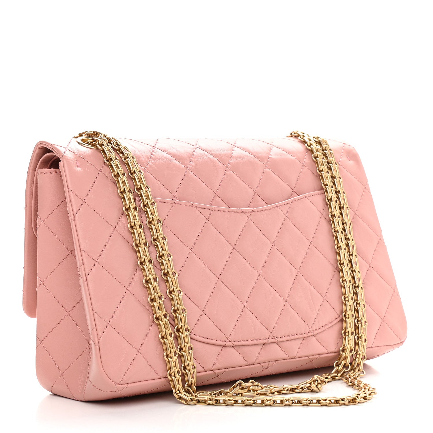 Chanel Aged Calfskin Quilted 2.55 Reissue 226 Flap Pink 3 of 9
