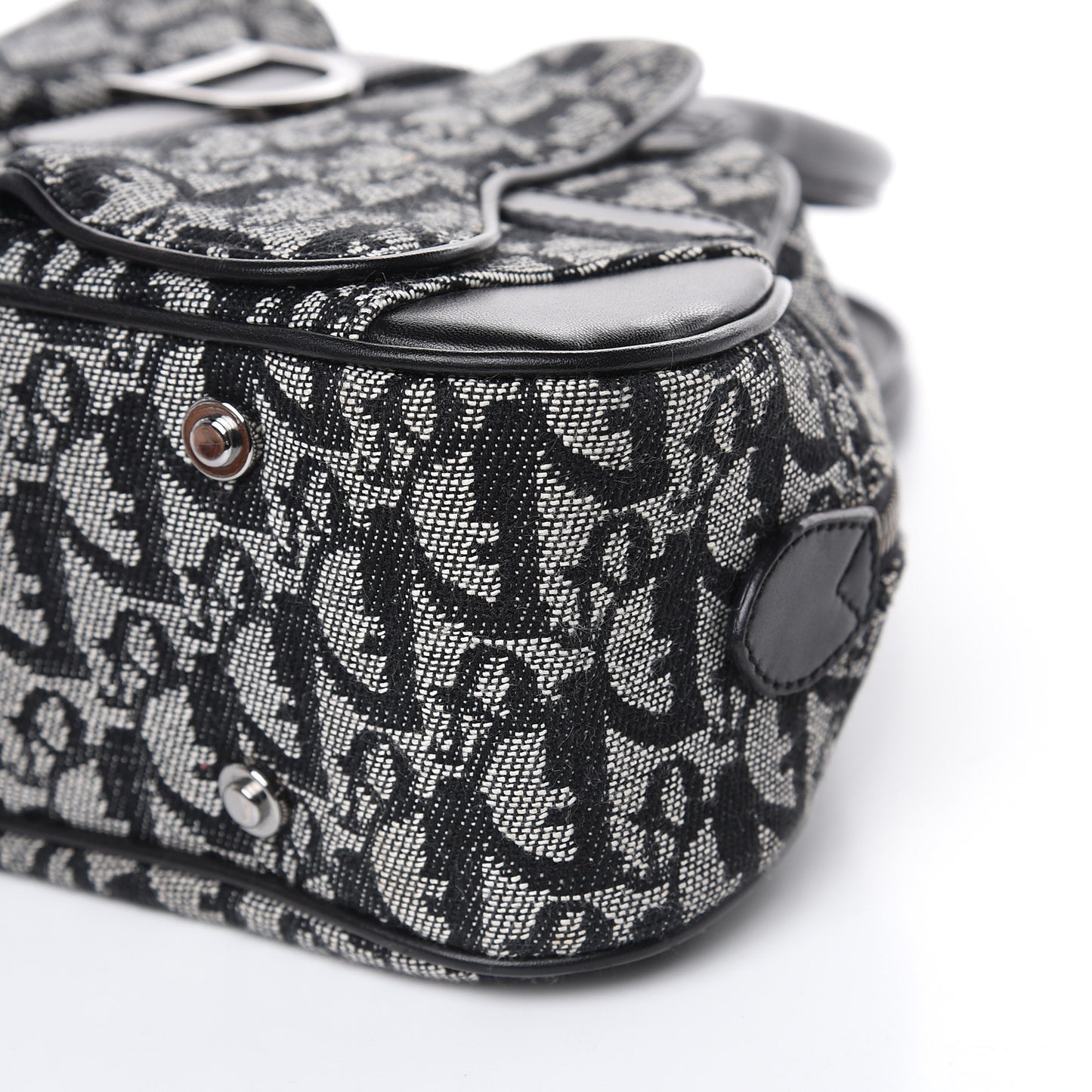 Monogram Mini Saddle Bowler Black