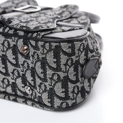 Christian Dior Monogram Mini Saddle Bowler Black 9 of 11